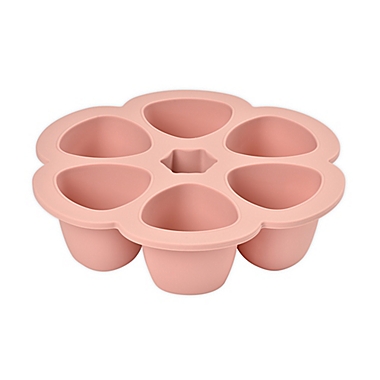 BEABA&reg; 30 oz. Multiportions Tray with Cover in Rose. View a larger version of this product image.