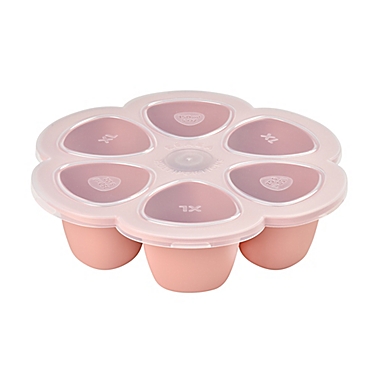 BEABA&reg; 30 oz. Multiportions Tray with Cover in Rose. View a larger version of this product image.
