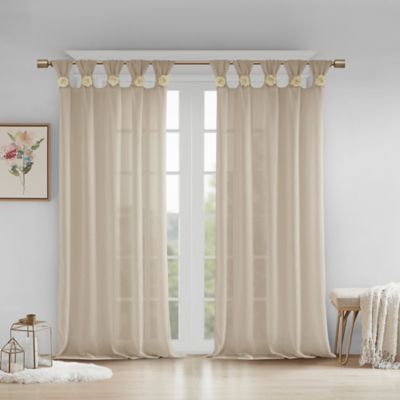 Farmhouse Oxford Adjustable Window Curtain Rod Bed Bath Beyond