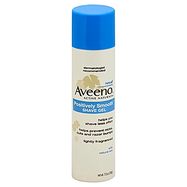 Aveeno&reg; 7 oz. Positively Smooth Shave Gel. View a larger version of this product image.