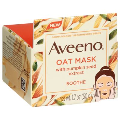 Aveeno® 1.7 oz. Oat Face Mask with Soothing Pumpkin Seed Extract | Bed