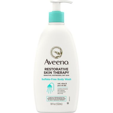 Aveeno&reg; Restorative Skin Therapy 18 fl. oz. Sulfate-Free Body Wash. View a larger version of this product image.