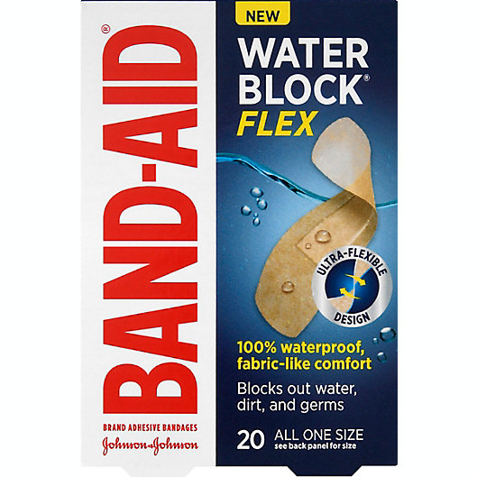 Alternate image 1 for Johnson & Johnson® Band-Aid® 20-Count Waterblock® Flex Adhesive Bandages