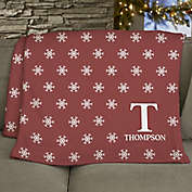 Holiday Icon Personalized 50-Inch x 60-Inch Fleece Blanket