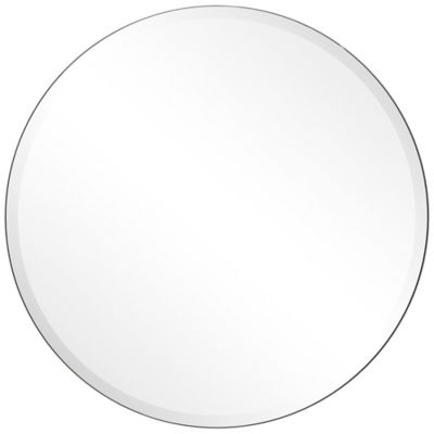 round beveled mirror