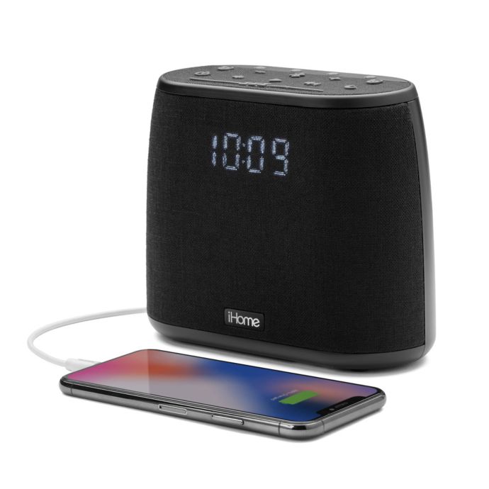 Ihome Bluetooth Dual Alarm Clock Radio With Speakerphone And Usb Port In Black Bed Bath Beyond