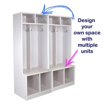 Little Partners Birch Wood Cubby Locker. View a larger version of this product image.