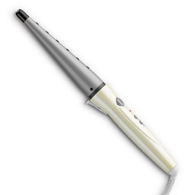 ConairPRO&reg; Nano SIlver Curling Wand in Silver/White