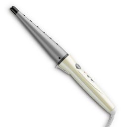 ConairPRO® Nano SIlver Curling Wand in Silver/White
