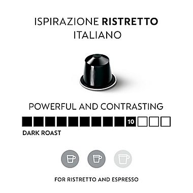 Nespresso OriginalLine Ispirazione Ristretto Italiano Espresso Capsules 50-Count. View a larger version of this product image.