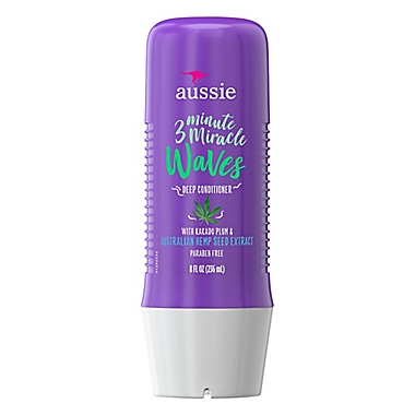 Aussie 8 oz. 3 Minute Miracle Waves Hemp Deep Conditioner. View a larger version of this product image.