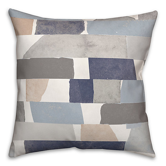 Alternate image 1 for Watercolor Abstract Shapes 18x18 Throw Pillow
