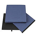 Alternate image 3 for SALT&trade; 15-Inch Folding Storage Ottoman with Tray in Navy