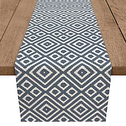 Designs Direct Ikat Table Runner in Slate