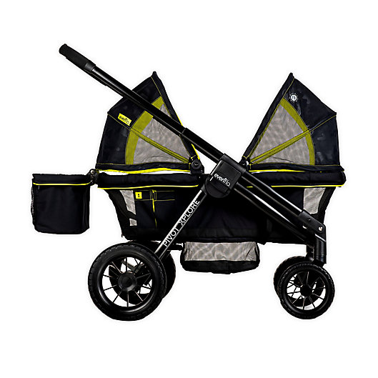 Alternate image 1 for Evenflo® Pivot Xplore™ All-Terrain Double Stroller Wagon