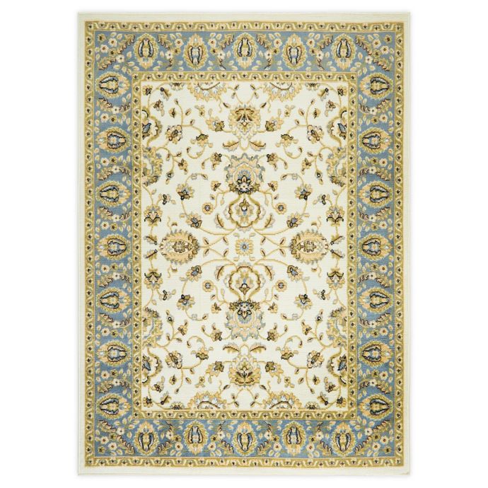 Home Dynamix Optimum Maoz Area Rug in Ivory/Blue | Bed ...