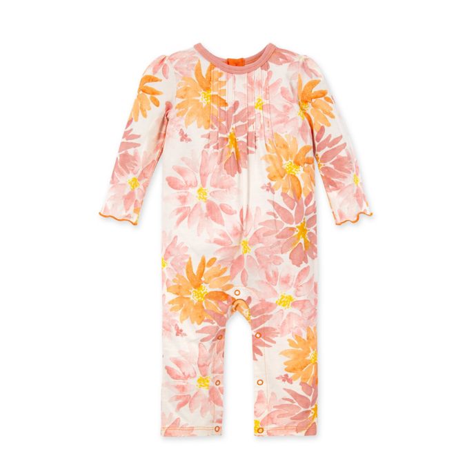 Burt's Bees Baby® Autumn Picks Ruffle Back Long Sleeve Jumpsuit