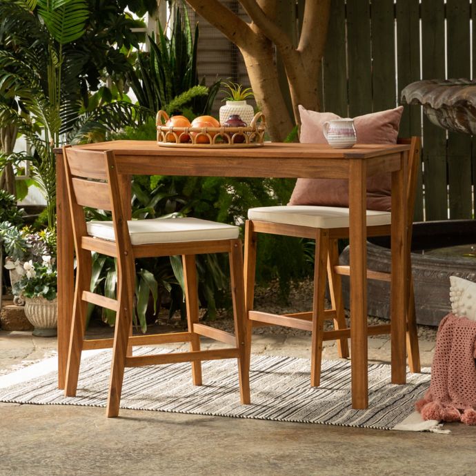 Forest Gate Acacia Wood Patio Furniture Collection Bed Bath Beyond