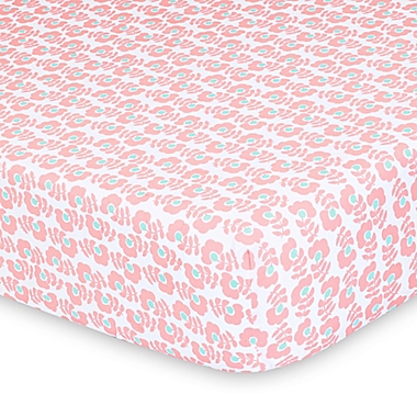 The Peanutshell&trade; 2-Pack Butterfly Floral Fitted Crib Sheets. View a larger version of this product image.