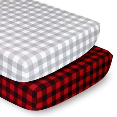 red crib sheets