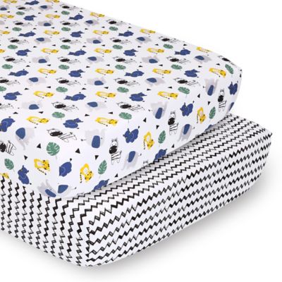 2 pack fitted crib sheets
