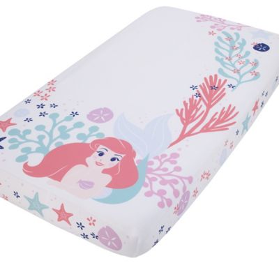 mermaid fitted crib sheet