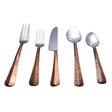 Inox Artisans Ridge Urban 5-Piece Flatware Place Setting in Copper. View a larger version of this product image.