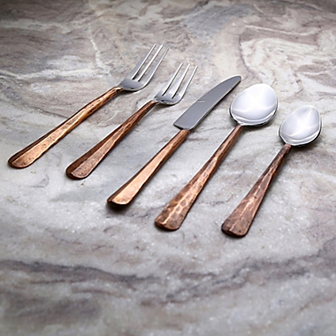 Inox Artisans Ridge Urban 5-Piece Flatware Place Setting in Copper. View a larger version of this product image.