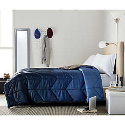 Wamsutta® Puffer 3-Piece Twin/Twin XL Comforter Set in Blue/Navy