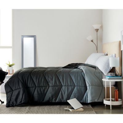 Wamsutta&reg; Collective Puffer 4-Piece Full/Full XL Comforter Set in Grey