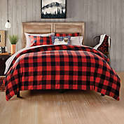 3pc Lodge Cabin Buffalo Check Bedding Quilt Set Throw 5pc Window Set F/Q or KING 