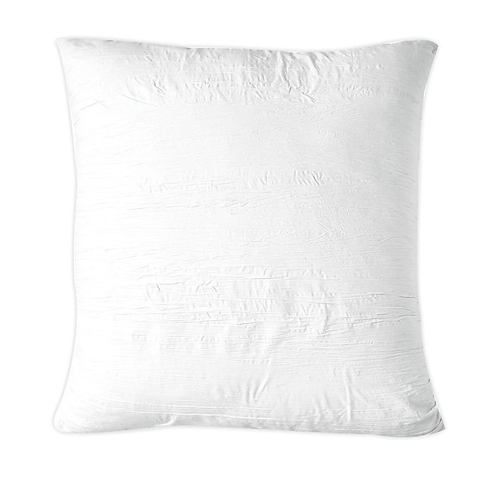 DKNY Ripple European Pillow Sham in White | Bed Bath & Beyond