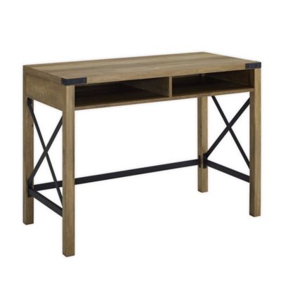 Forest Gate&trade; Wheatland Modern Farmhouse 42-Inch Desk with Two Cubbies