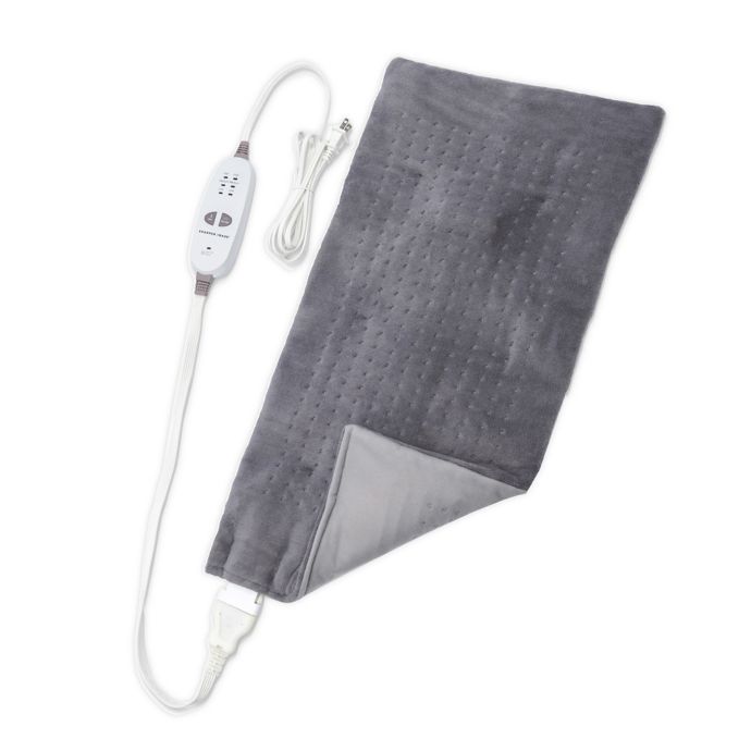 Calming Heat™ by Sharper Image® Weighted Massaging Heating Pad 