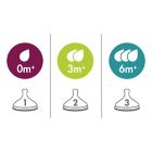 Alternate image 1 for Boon NURSH&trade; 3-Pack Standard-Neck Fast-Flow Nipples in Clear