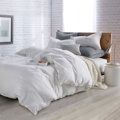 DKNY Donna Karan Pure Comfy 3-Piece Full/Queen Comforter Set in White