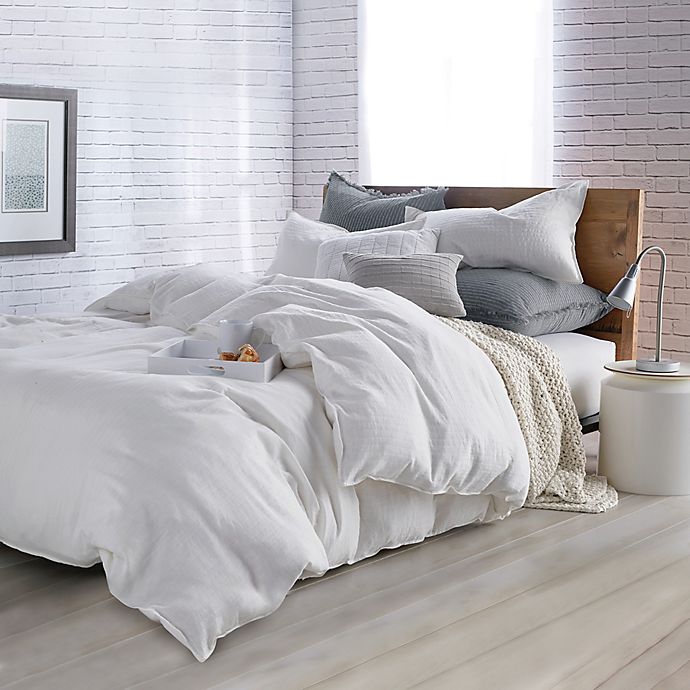 DKNY Dons Karan 3-Piece King Comforter Set in White