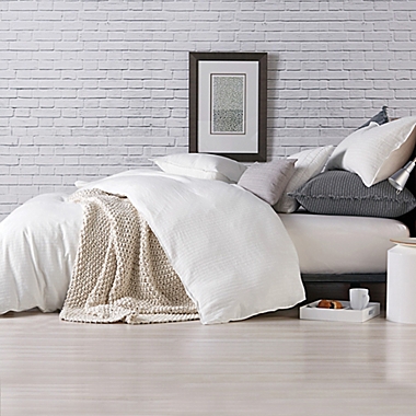 DKNY Dons Karan 3-Piece Queen Comforter Set in White. View a larger version of this product image.