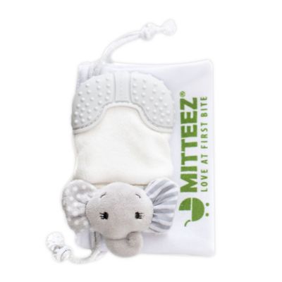 organic teething mitten