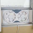 Alternate image 5 for Comfort Zone&reg; CZ310R Reversible Twin Window Fan in White