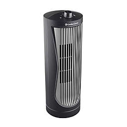 Comfort Zone® CZ112 Quiet 12 in. Desktop Tower Fan in Black