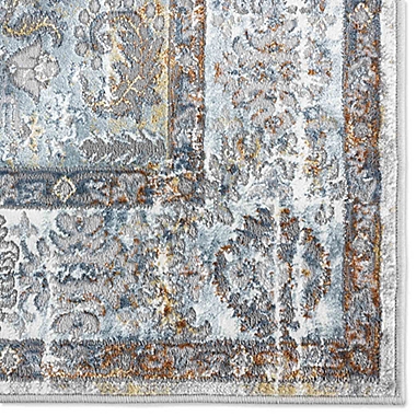 Home Dynamix Skyler Victoria 8&#39; x 10&#39; Area Rug in Light Blue. View a larger version of this product image.
