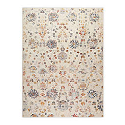 Home Dynamix Venice Flore 5' x 7' Area Rug in Ivory/Blue