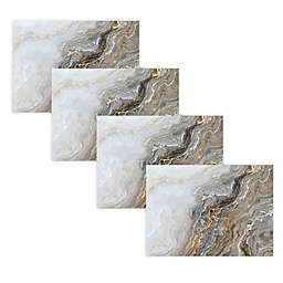 MHF Home Taupe Agate Placemats (Set of 4)