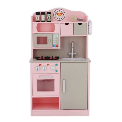 little chef deluxe wooden kitchen