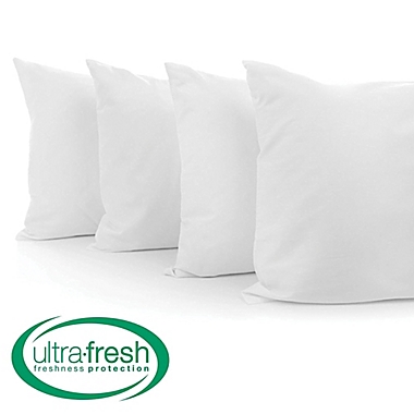 Ultra-Fresh 4-Pack Cotton Standard Bed Pillows. View a larger version of this product image.