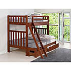 Alternate image 1 for Aurora Twin Over Full Bunk Bed with Storage