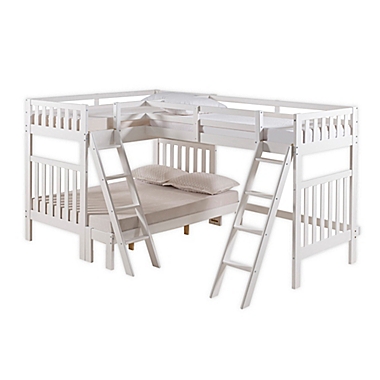 Aurora Twin Over Full Triple Bunk Bed. View a larger version of this product image.
