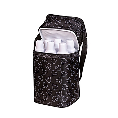 J.L. Childress Disney Baby&reg; Insulated 6-Bottle Cooler Tote in Black. View a larger version of this product image.