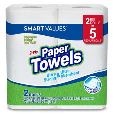 Harmon&reg; Face Values&trade; 2-Count Big Rolls Ultra Strong 2-Ply Paper Towels in Choose-A-Size